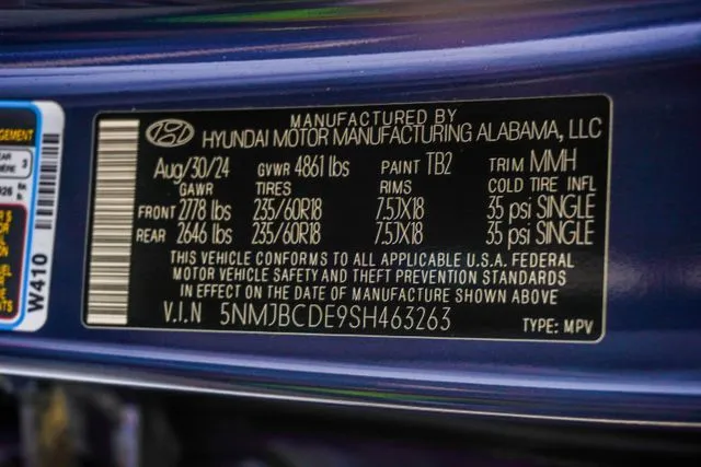 2025 Hyundai Tucson SEL, photo 37