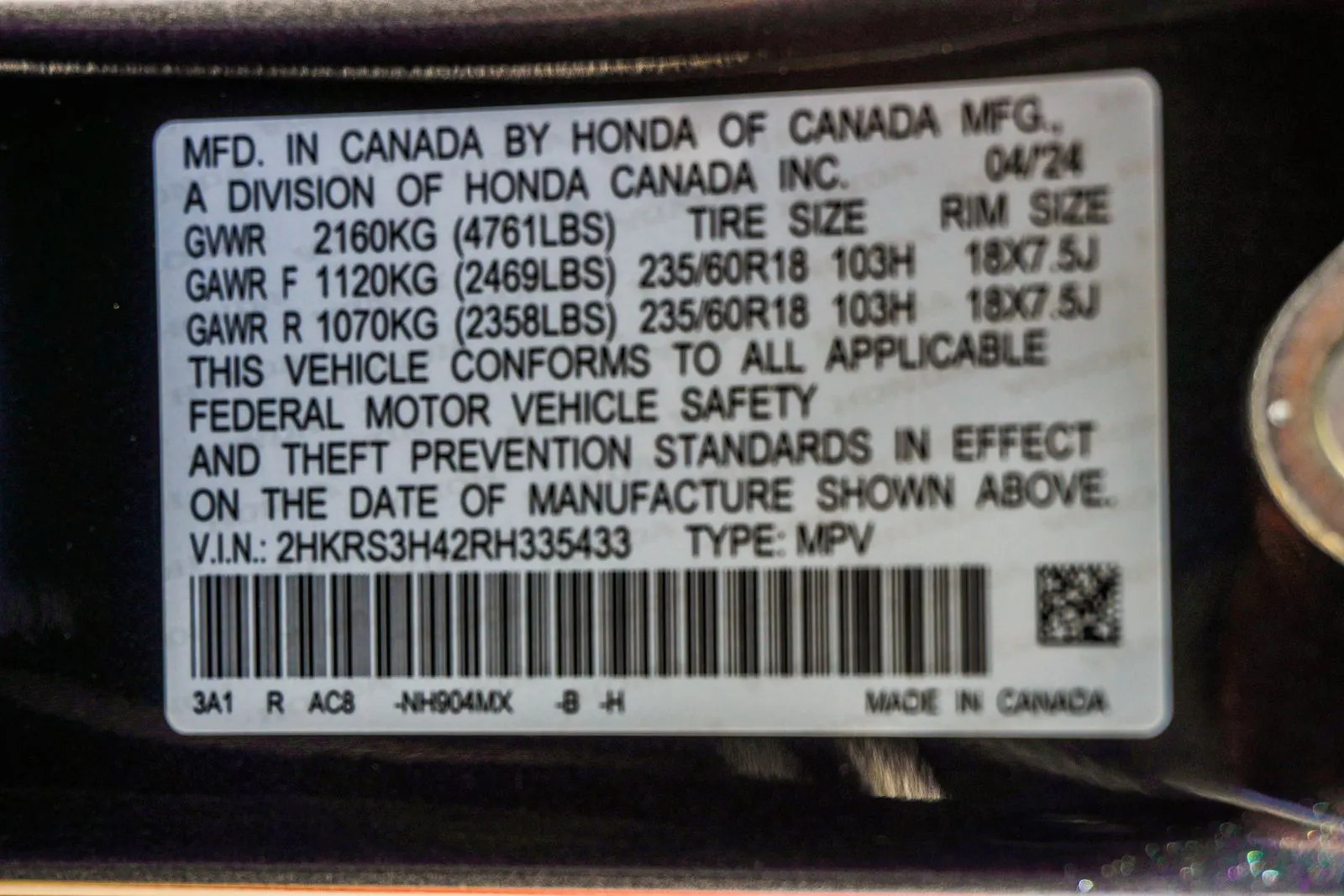 2024 Honda CR-V EX, photo 39