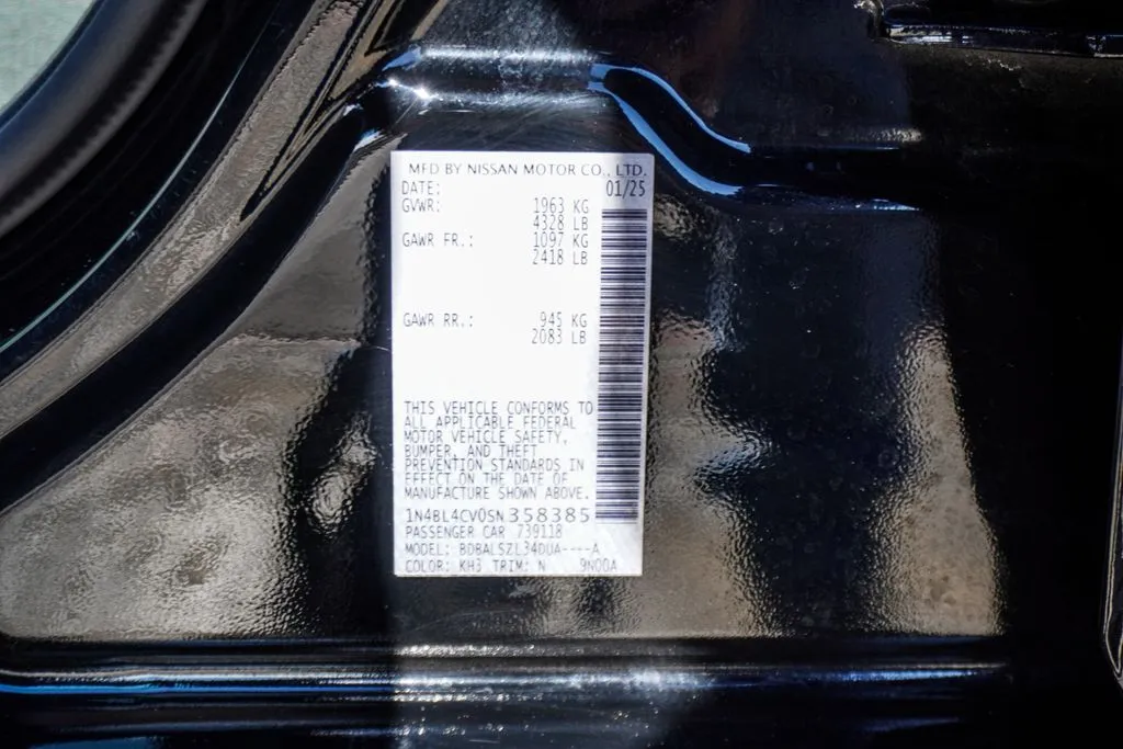 2025 Nissan Altima 2.5 SR, photo 38